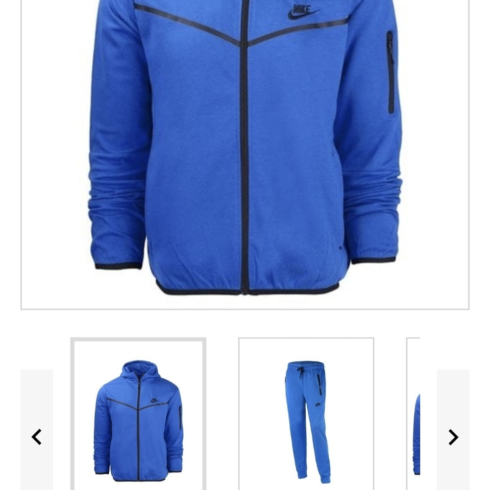 Mens 3XL NIKE Tech Blue Performance Suit - Picture 4 of 5
